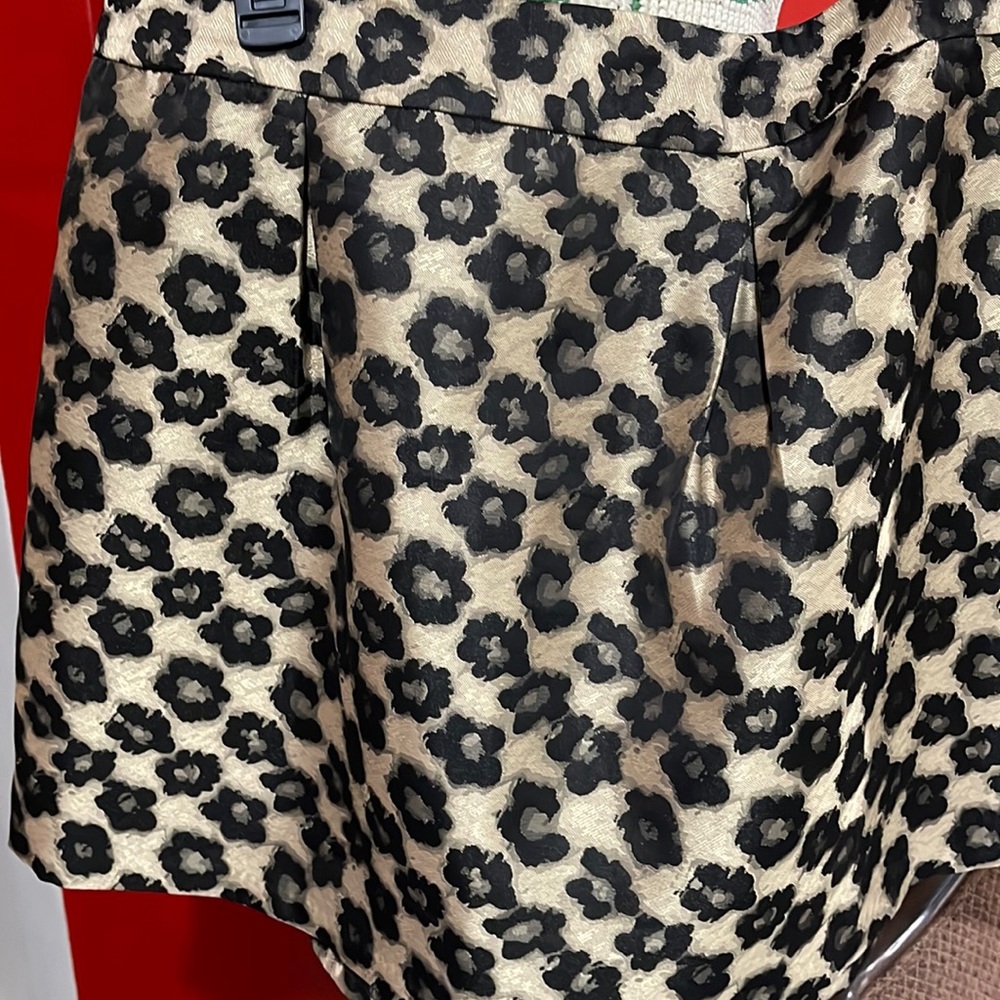 Banana Republic Knee length animal print skirt